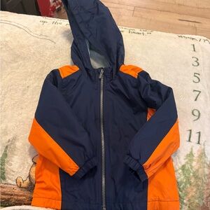 Carter's Navy and Orange Raincoat